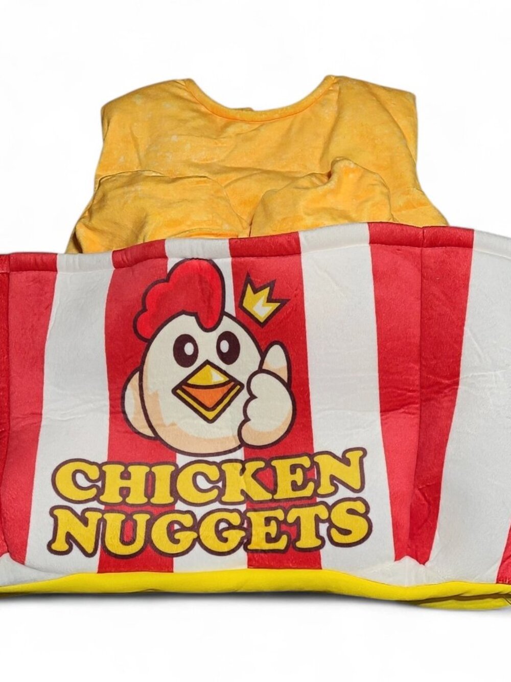 Chicken Nuggets Bucket | Tunic Halloween Costume | Fast Food | Child Size S